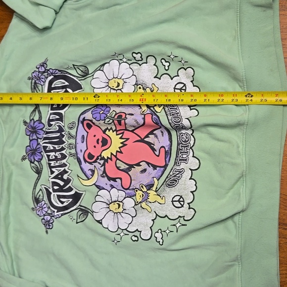 GRATEFUL DEAD Mint Green Sweatshirt DIVIDED colab - Picture 7 of 8